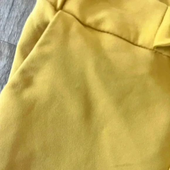Womens Have Yellow Tie Front Pants - L - Picture 5 of 10